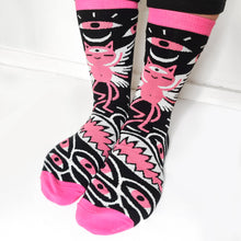 Afbeelding in Gallery-weergave laden, Socks with Angel Cats