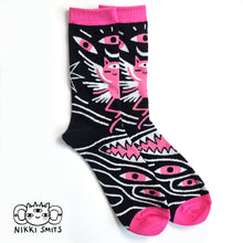 Afbeelding in Gallery-weergave laden, Socks with Angel Cats