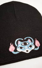 Afbeelding in Gallery-weergave laden, Beanie with Demon Dog - organic cotton and recycled polyester