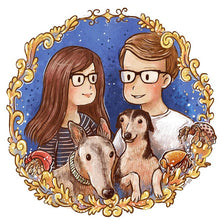 Afbeelding in Gallery-weergave laden, Portrait commission! 3 characters, digital file