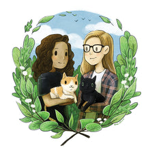 Afbeelding in Gallery-weergave laden, Portrait commission! 3 characters, digital file