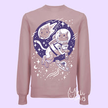 Afbeelding in Gallery-weergave laden, Sweater with Space Cat - 100% organic cotton SALE!