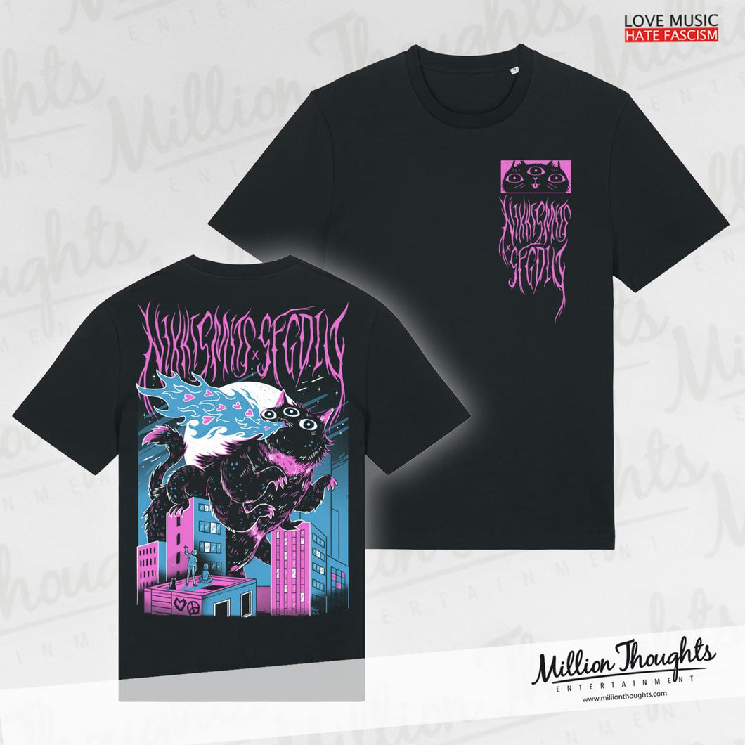 T-shirt with Catzilla