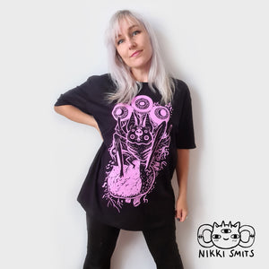 T-shirt with Demon Bat - 100% organic cotton