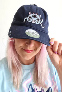 Demon Cat Cap - Organic Cotton