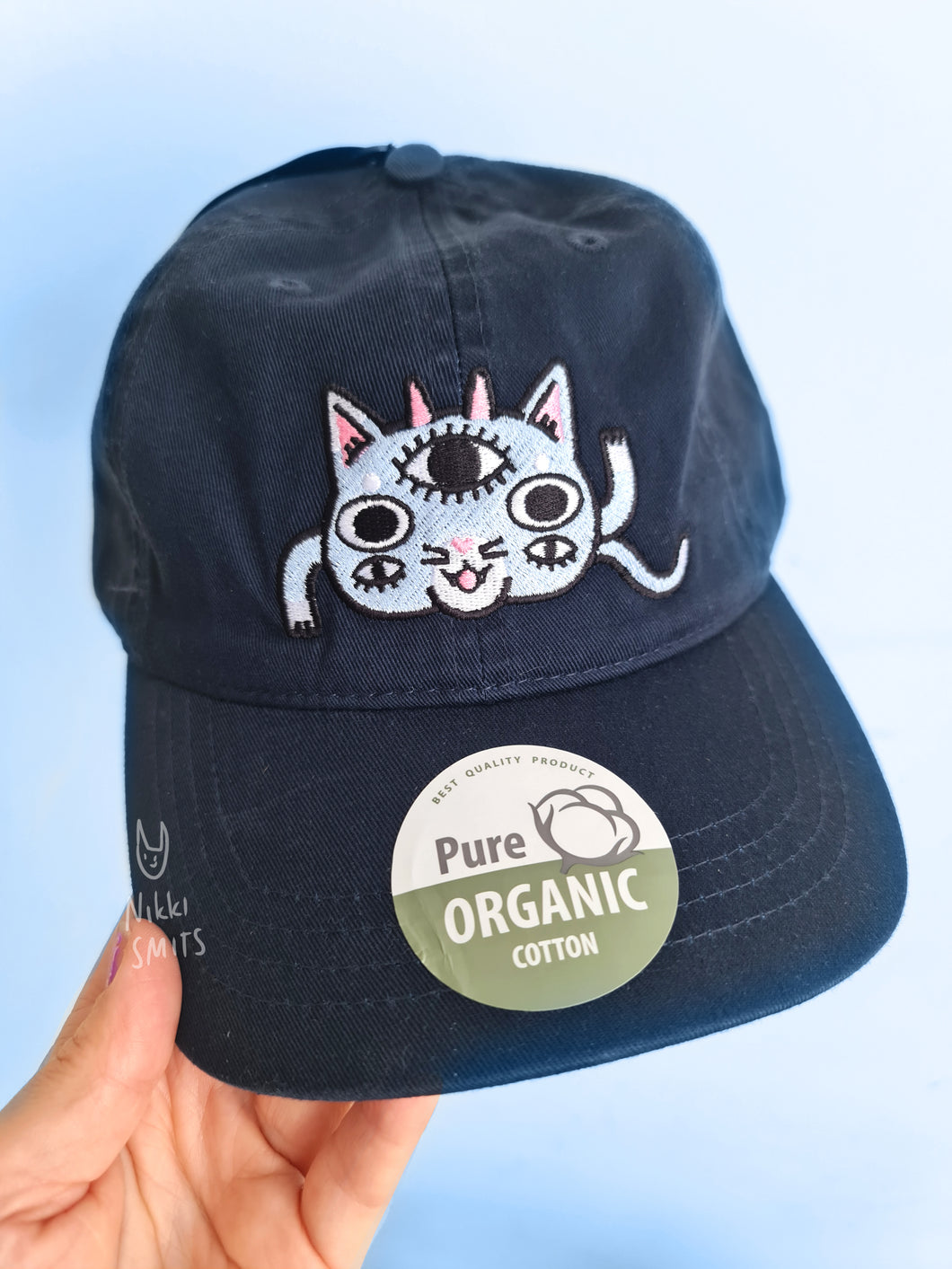 Demon Cat Cap - Organic Cotton