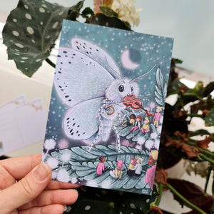 Set of 5 winter postcards