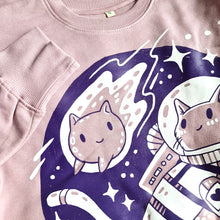 Afbeelding in Gallery-weergave laden, Sweater with Space Cat - 100% organic cotton SALE!
