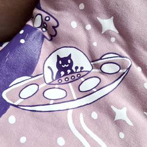 Sweater with Space Cat - 100% organic cotton SALE!