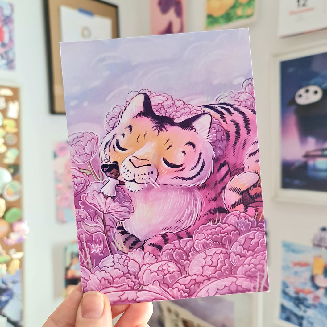 Single Postcard Year of the Tiger