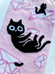 Socks with Mail Cats