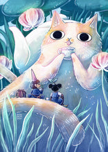 Afbeelding in Gallery-weergave laden, A5 art print Giant Meow
