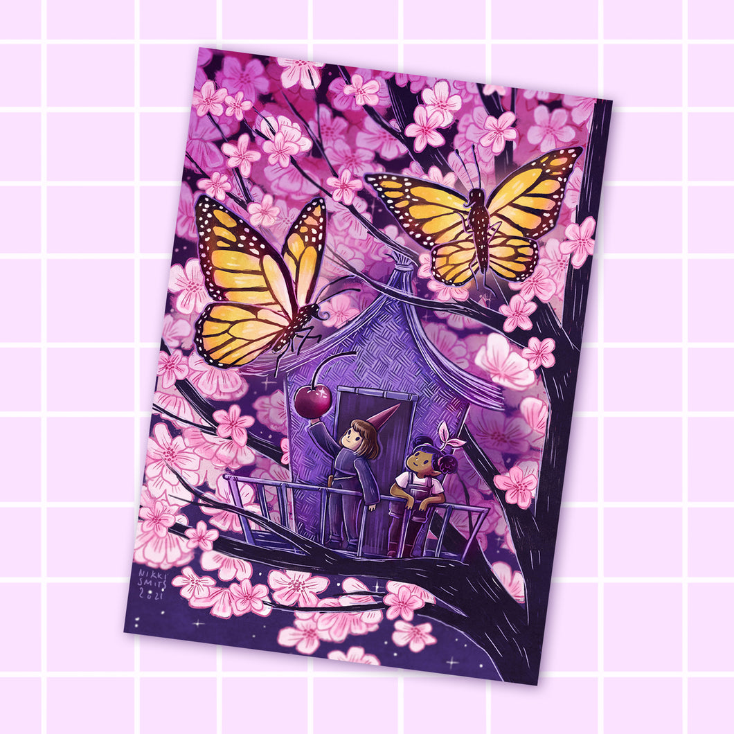 A5 art print Monarch Treehouse SALE!