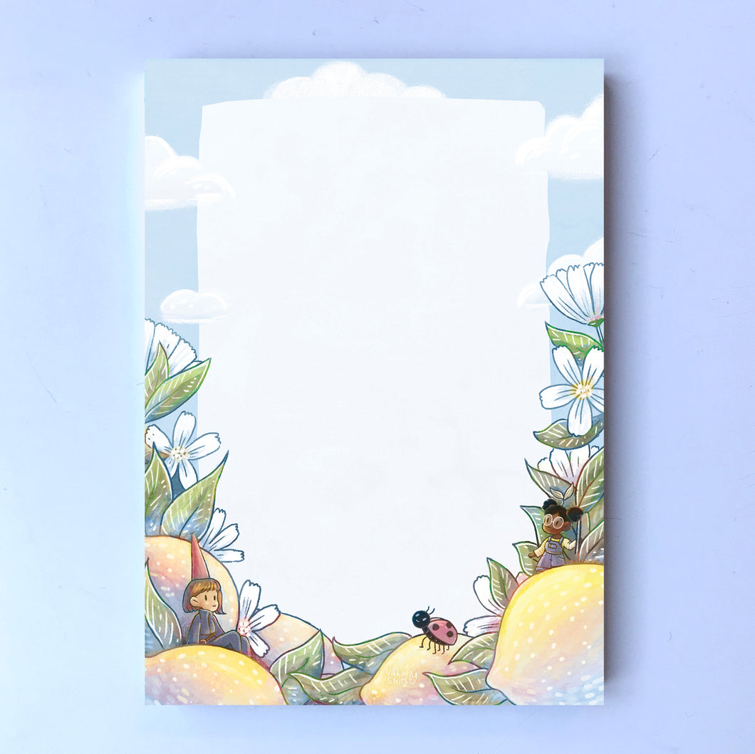 Notepad Gnome Witch and Tinygirl with Lemons SALE!