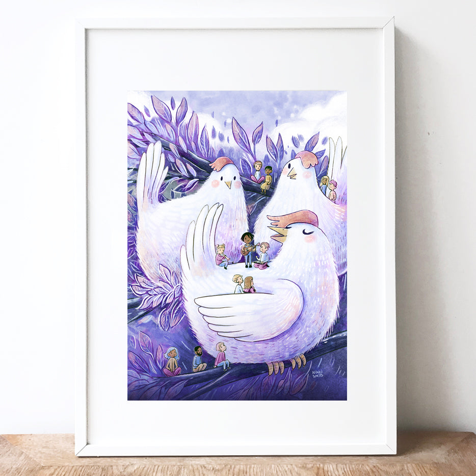 A3 poster Giant Chicken Concert SALE!