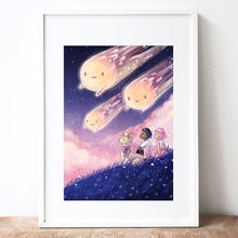 Afbeelding in Gallery-weergave laden, A3 poster Meteorite Stargazing
