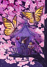 Afbeelding in Gallery-weergave laden, A5 art print Monarch Treehouse SALE!
