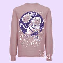 Afbeelding in Gallery-weergave laden, Sweater with Space Cat - 100% organic cotton SALE!
