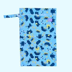 Wetbag Cats and Ducks - Blue SALE!