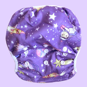 WashableSwimming Diaper Space Cats SALE!